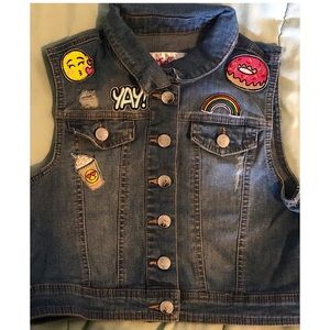 Cute justice girls vest